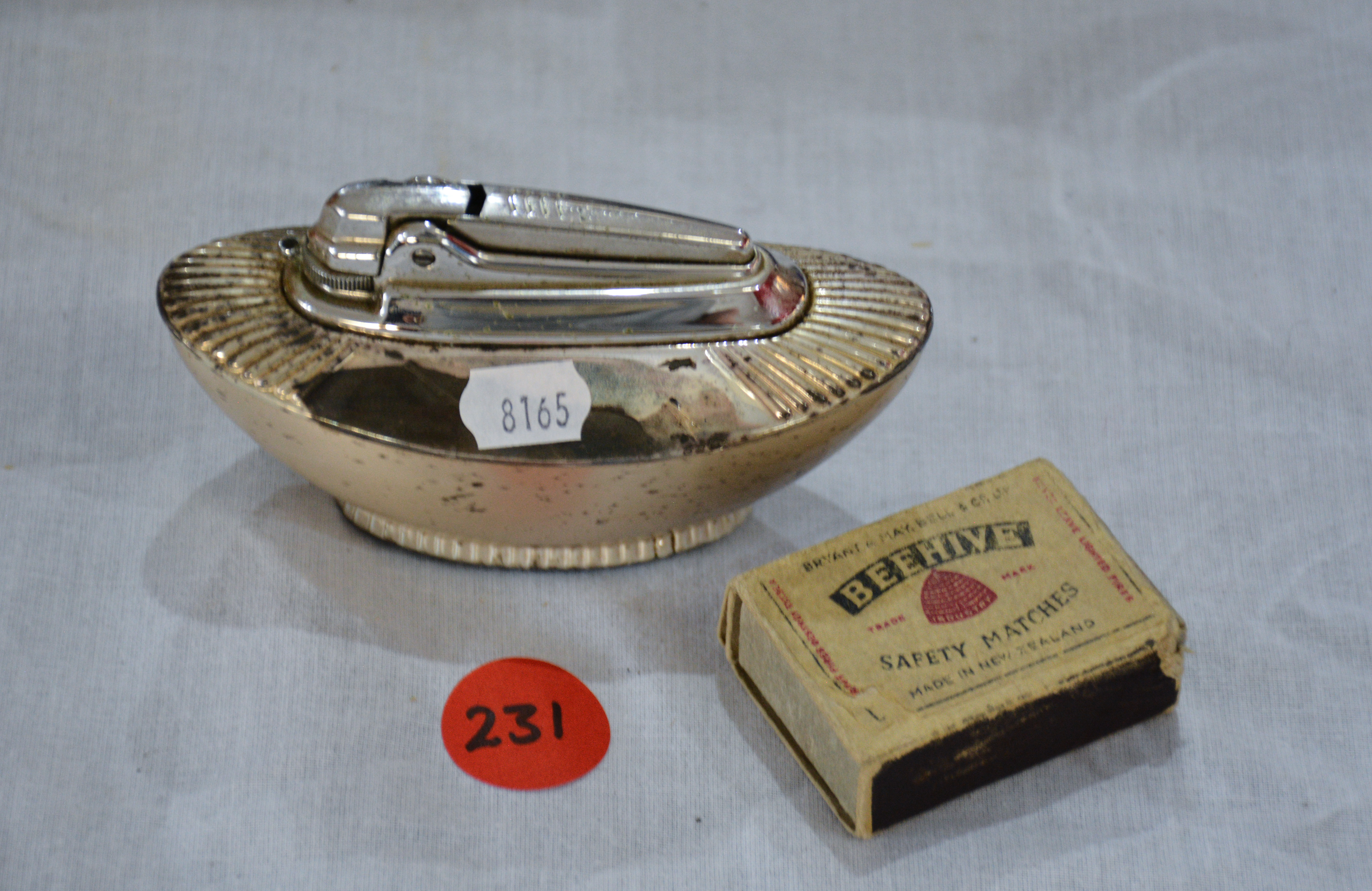 Vintage Ronson Table Lighter — sold at auction in New Zealand for $5