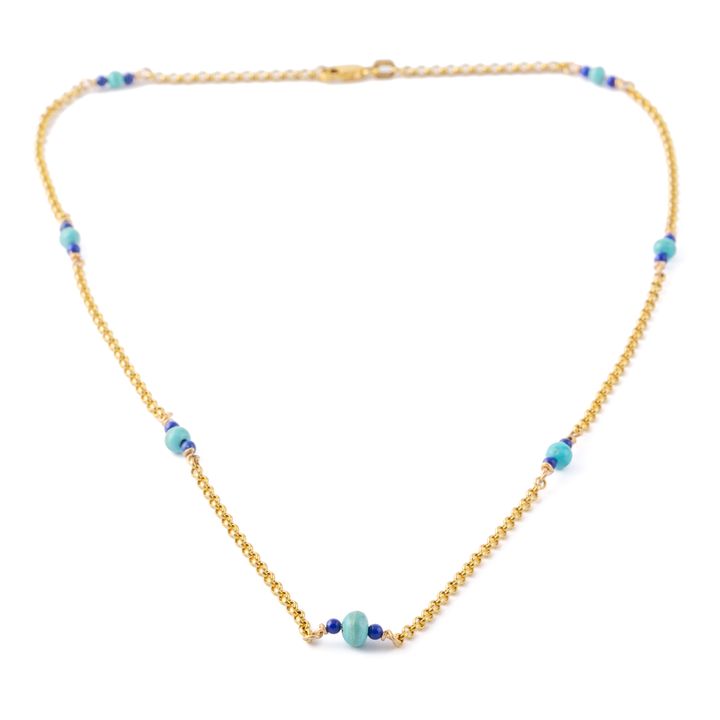 Italian Chain With Beads 9ct