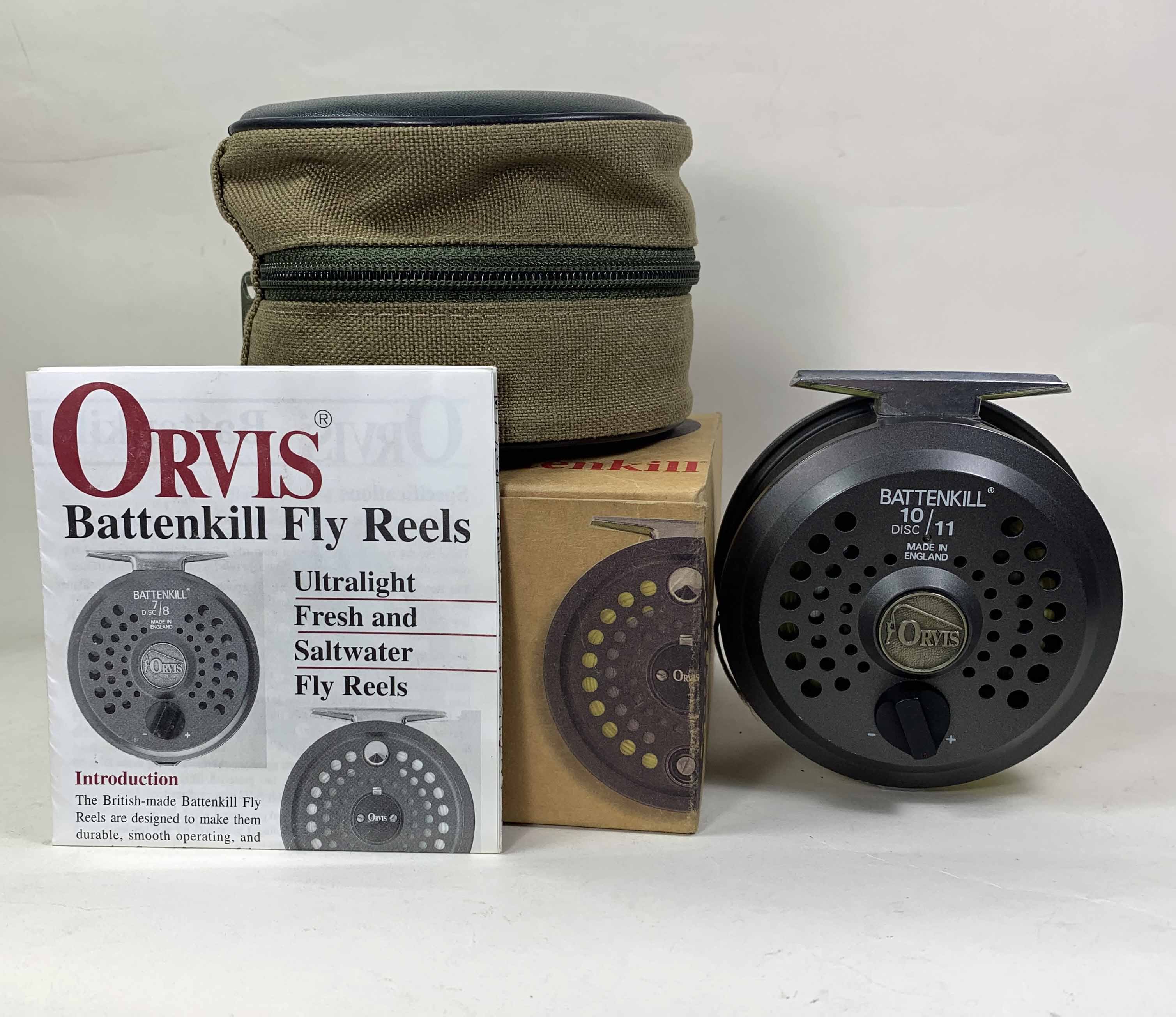 battenkill reel saltwater Orvis Disc III Black foot that wont kink leaders Orvis Battenkill Disc III Reel