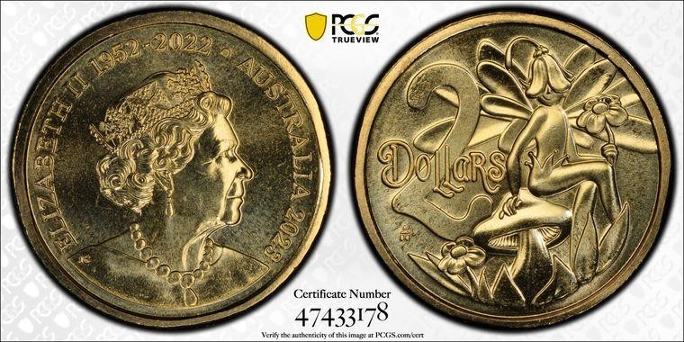Tooth Fairy , Two Dollar, 2023, PCGS MS67