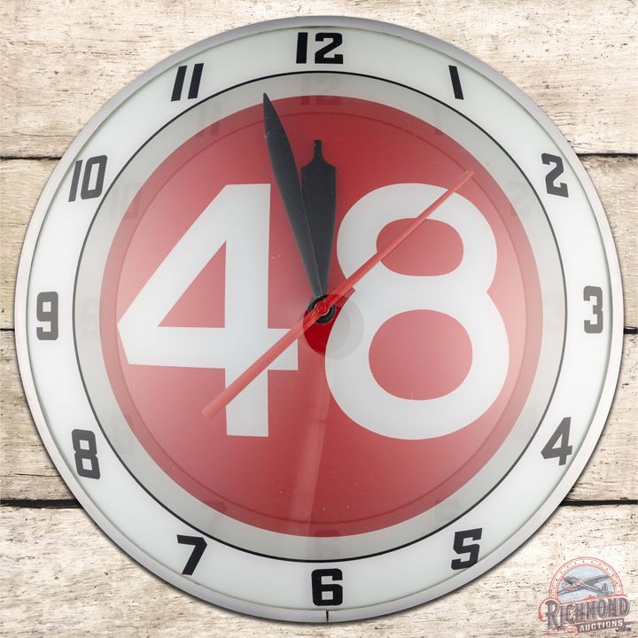48 "Forty Eight" 15" Double Bubble Advertising Products Clock