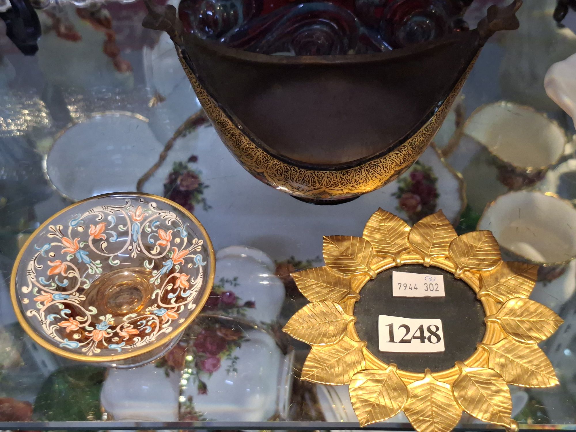 Metal, Glass And Lacquer Decorative Objects