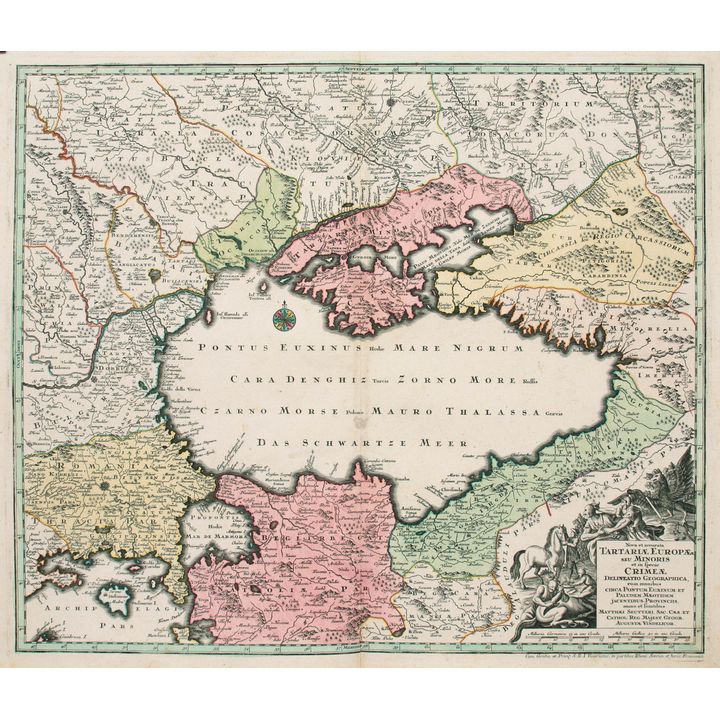 Matthäus Seutter | Nova et accurata Tartariae Europaeae seu Minoris et in specie Crimeae…