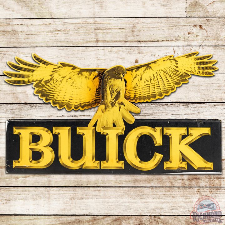5' Buick Sky Hawk Double Sided Animated Cardboard Sign - 7.75
