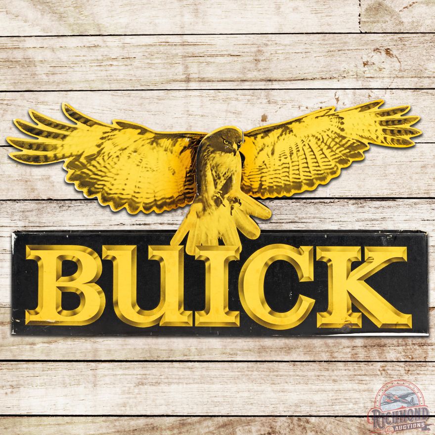 5' Buick Sky Hawk Double Sided Animated Cardboard Sign - 7.75