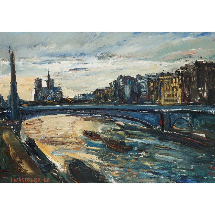 Józef Wasiołek | Paryż o zmroku, 1968 r.