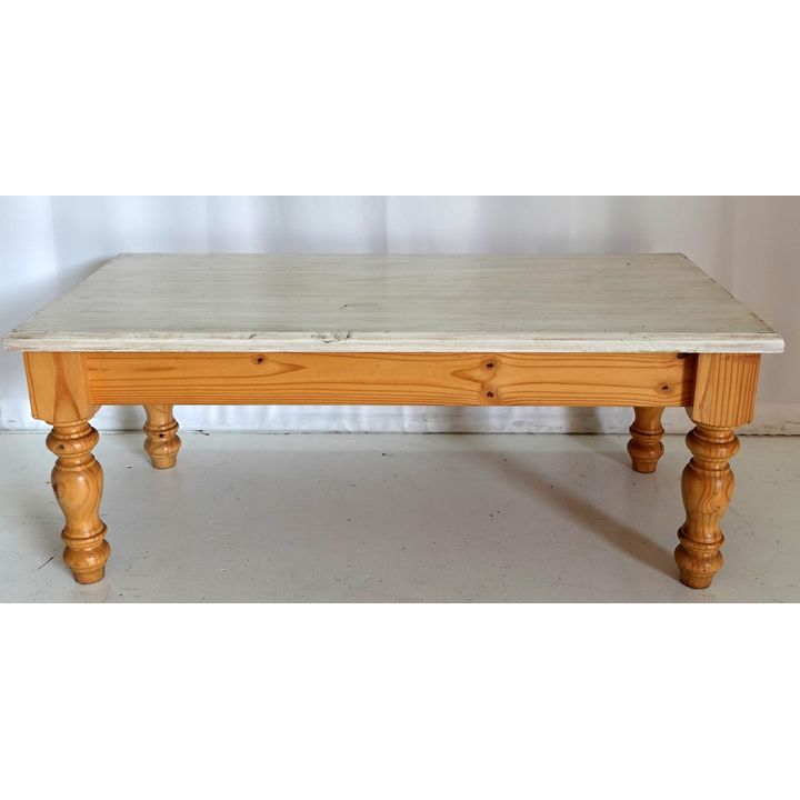 PAINTED PINE COFFEE TABLE