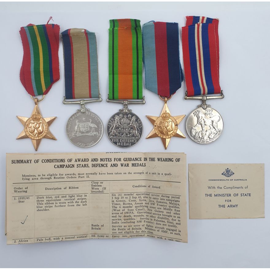 Aust. WWII Medal Group (Ramsay, Joseph)