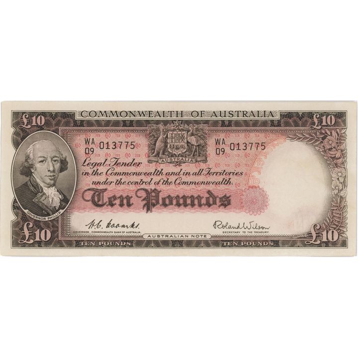 Coombs/Wilson, Ten Pound, 1954, PCGS Choice VF 35