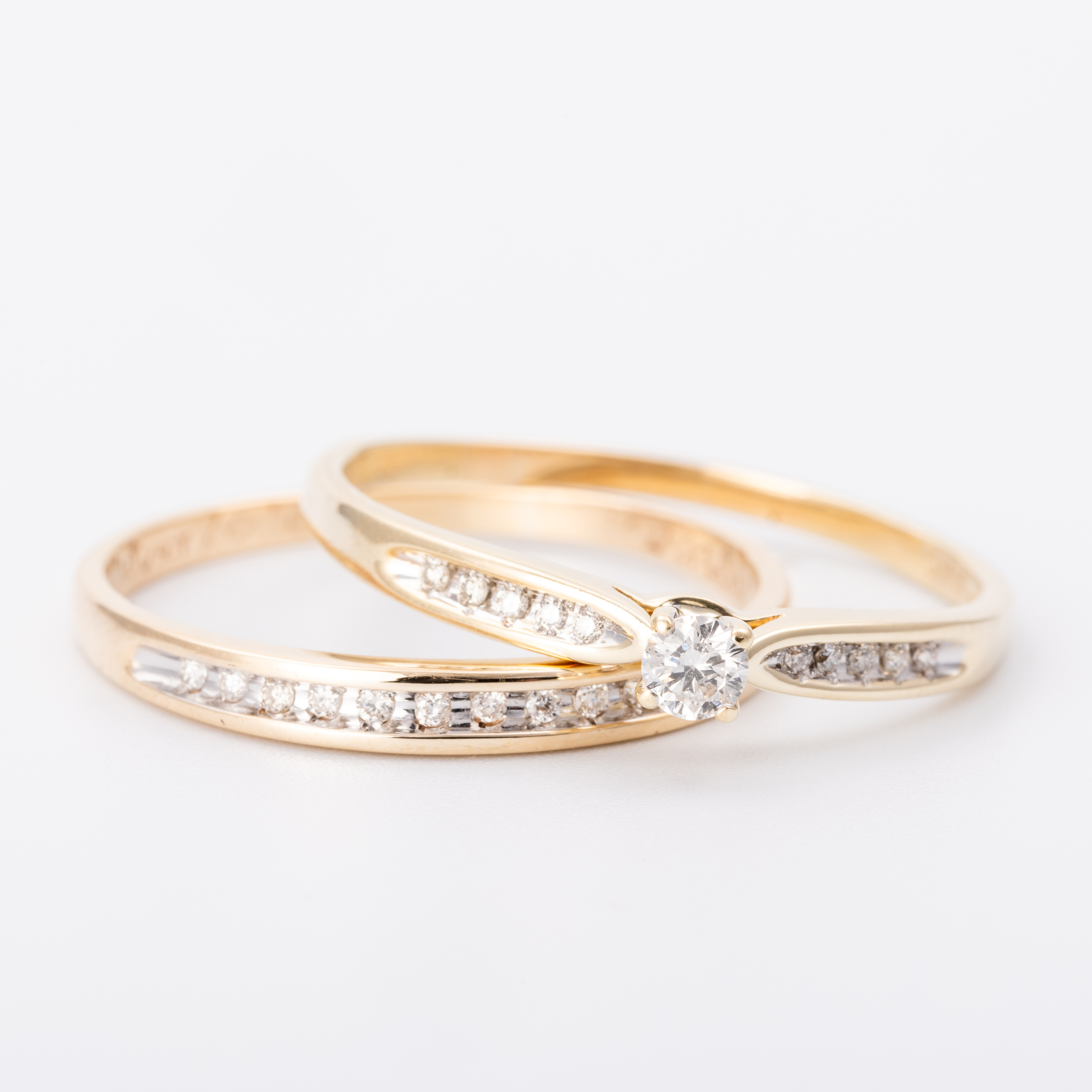 Diamond Bridal Set 9ct Gold