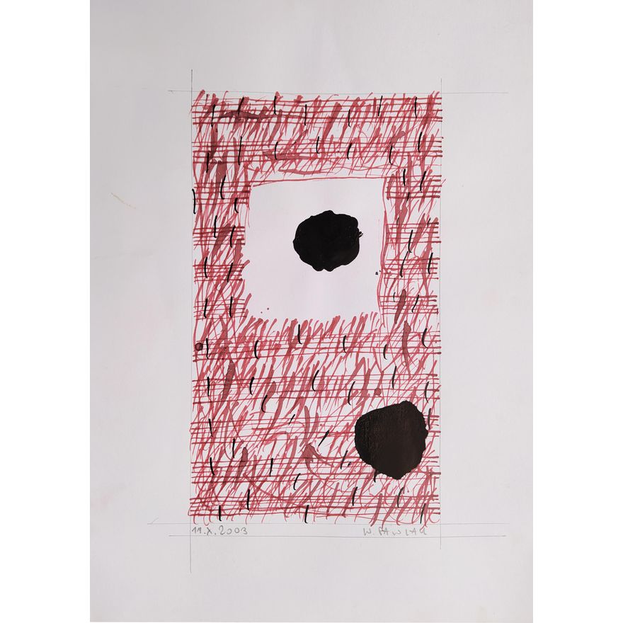 Włodzimierz Pawlak | Rysunek tuszem 119, 2003