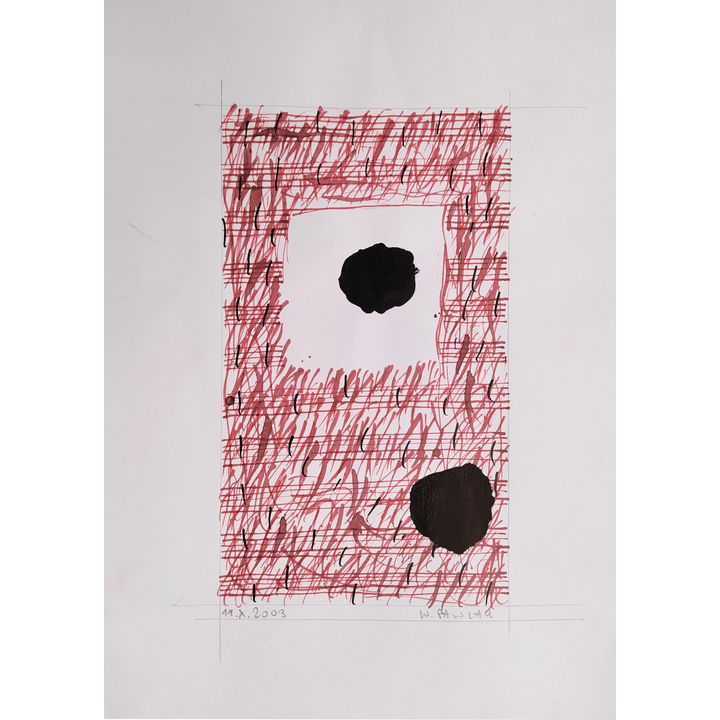 Włodzimierz Pawlak | Rysunek tuszem 119, 2003