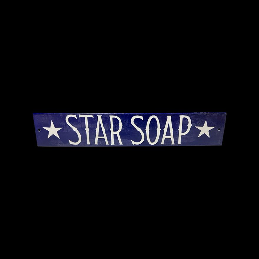 Star Soap Porcelain Laundry Sign