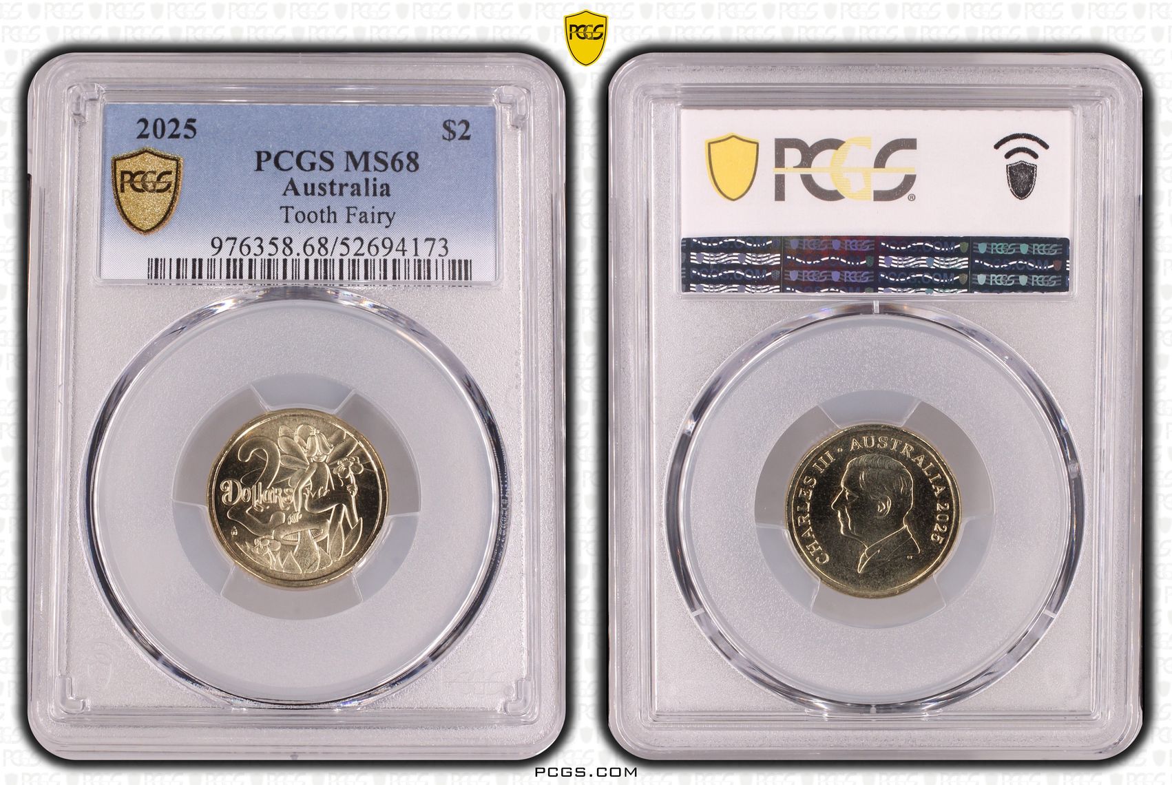 Tooth Fairy, Two Dollar, 2025, PCGS MS68
