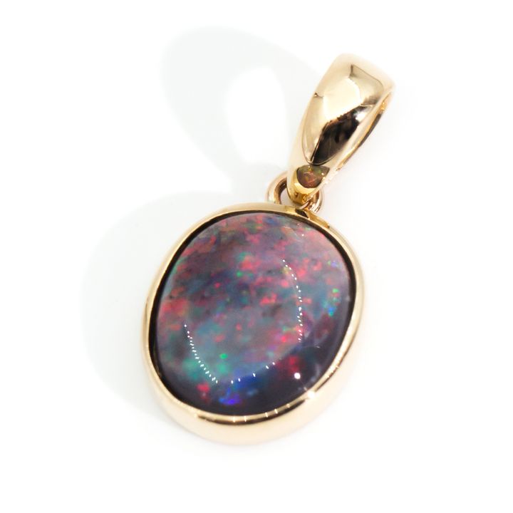 2.25ct Lightning Ridge Opal Pendant