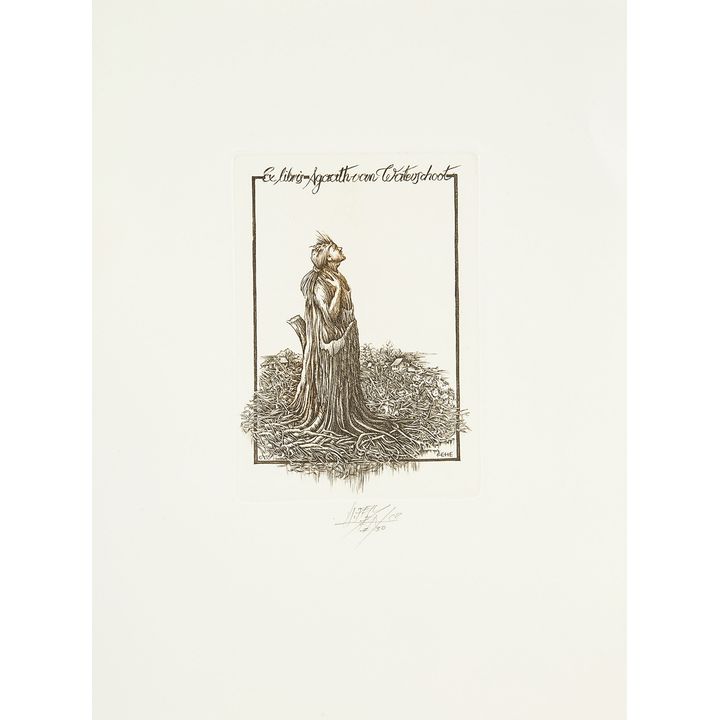 Henryk Fajlhauer | Ex libris, Agaath von Waterschool