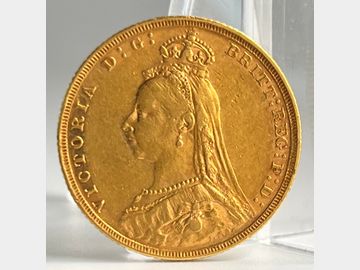 1889 VICTORIA JUBILEE HEAD MELBOURNE MINT GOLD SOVEREIGN
