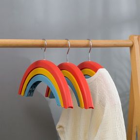 Multi Use 3 Layer Rotating Hanger With Foldable 6 Clips Rainbow | INCOMPLETE