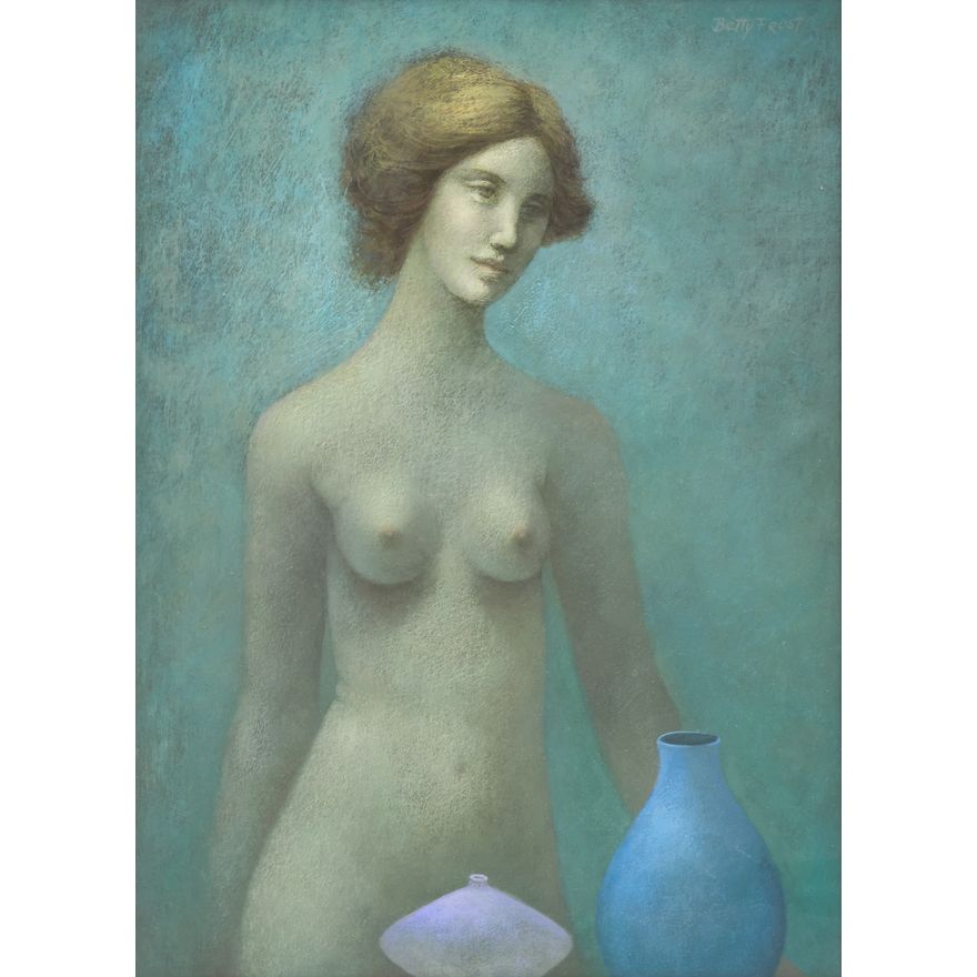 Betty Frost ''Nude with Vessels'' Oil