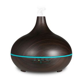 DH RGB Ultrasonic Essential Oil Diffuser and Humidifier DARKWOOD 1 Pack |