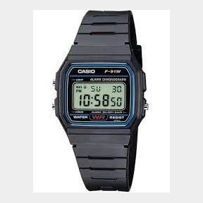 PRG - Casio Mens F91W Retro Digital Watch | JG 51499/9224 B1 (S7)