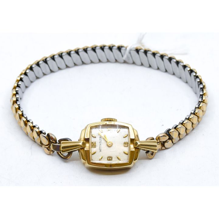 Vintage Women's Wittnauer 14k Gold Case Wristwatch
