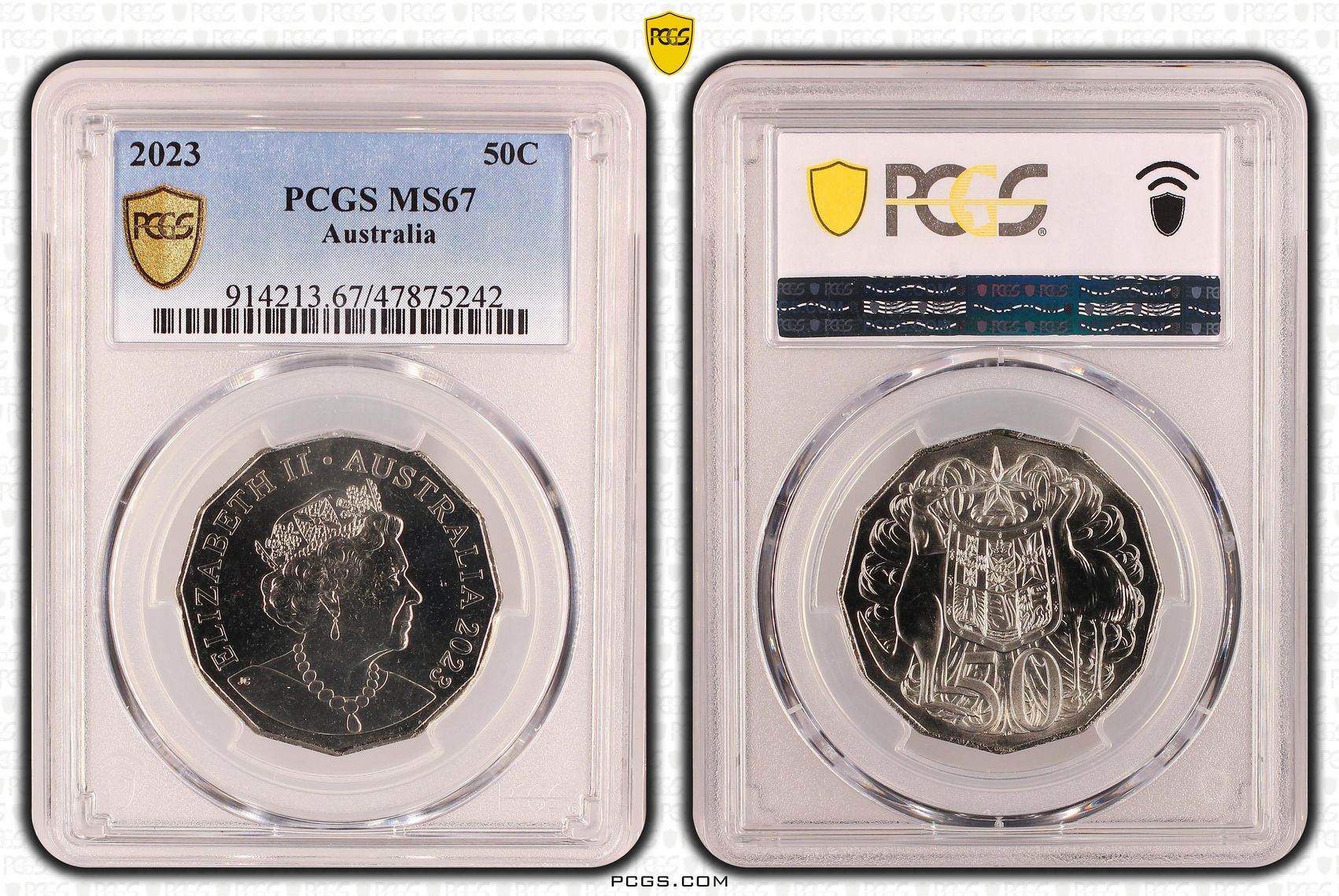 , Fifty Cent, 2023, PCGS MS67