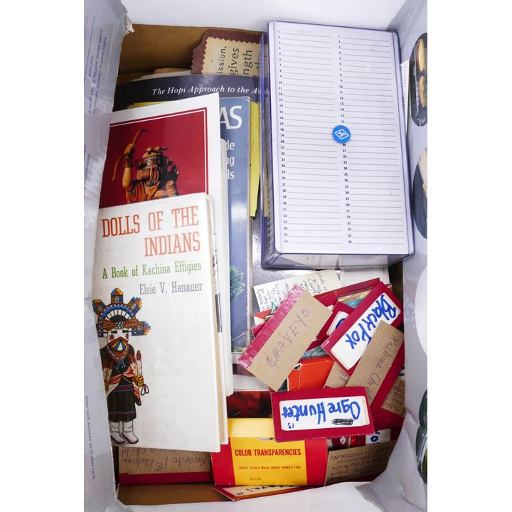Box Kachina Doll Books and Slides
