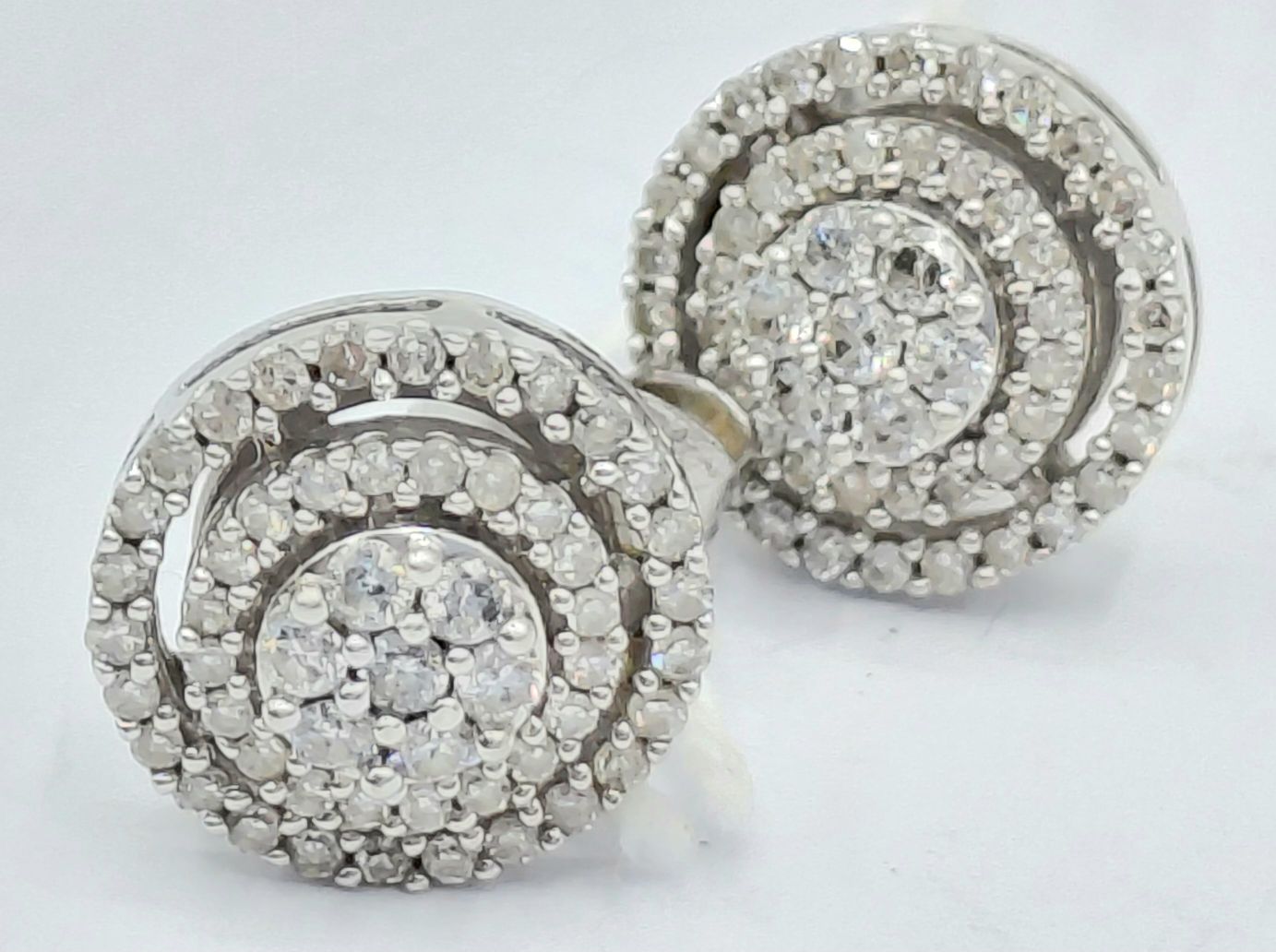 9ct Gold Diamond Earrings