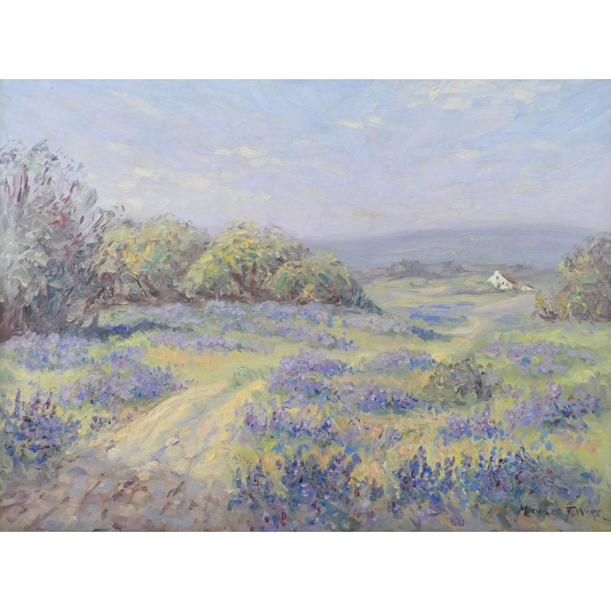 Melville Wire ''Camas Fields'' 1915 Oil