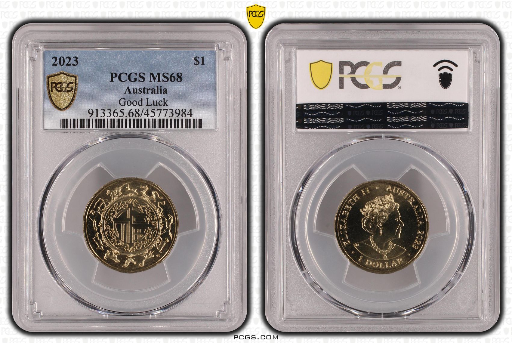 Good Luck, One Dollar, 2023, PCGS MS68