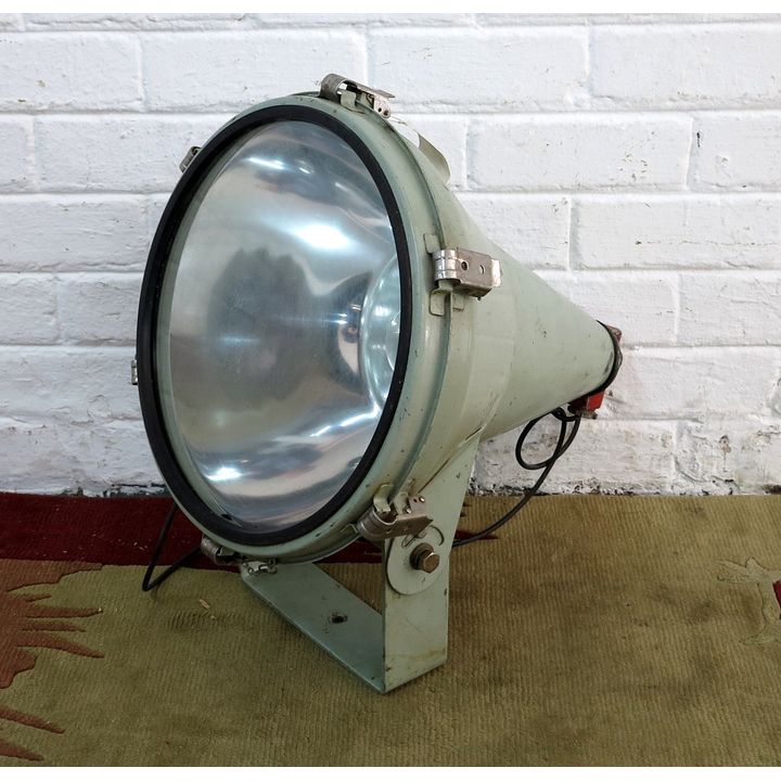 LARGE INDUSTRIAL STEEL WALL LIGHT