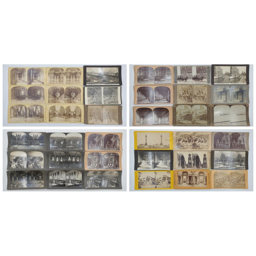 Stereograph Cards - France (x36)