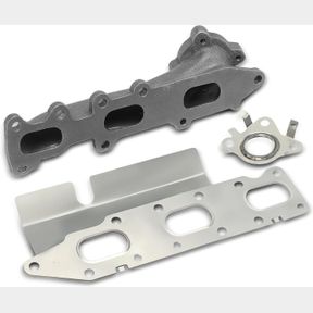 A-PREMIUM RIGHT SIDE EXHAUST MANIFOLD WITH INLET AND OUTLET GASKET COMPATIBLE WITH FORD F-150 2011-2016, TRANSIT-150 250 350 15-22