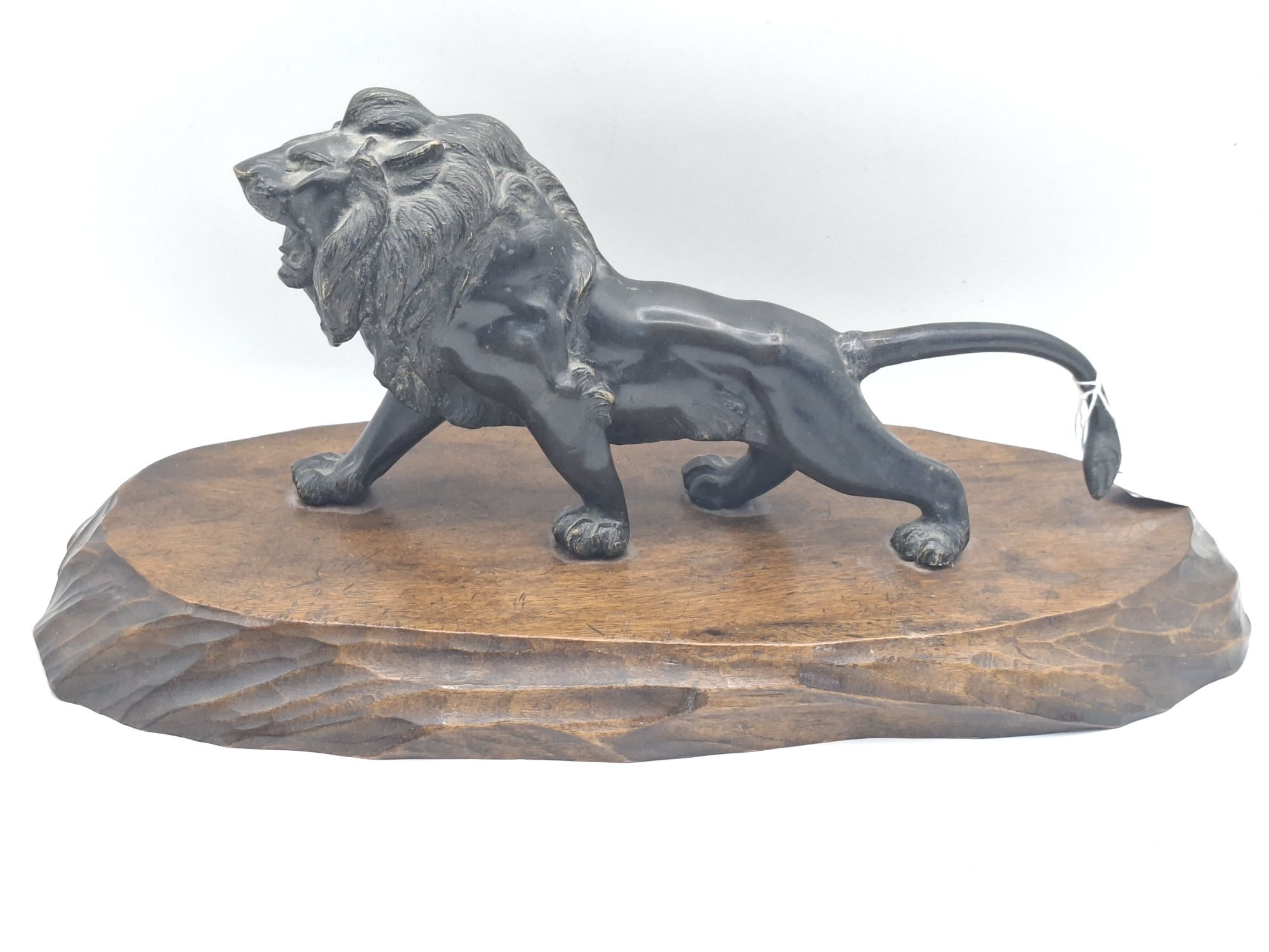 Bronze Figure Of A Stalking Lion