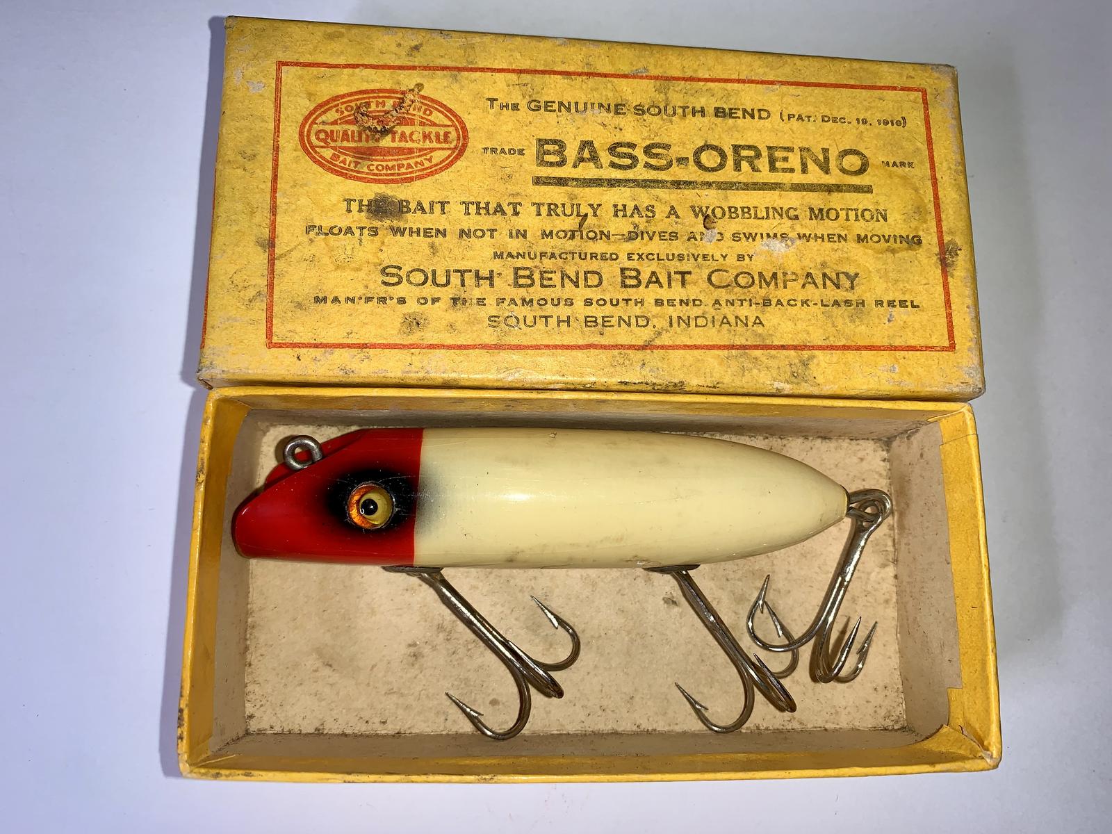 3 3/4 South Bend Bass Oreno fishing lure - AAA Auction and Realty