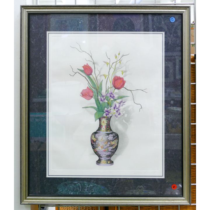 Rick Loudermilk ''Dragon II'' S/N Lithograph Framed 29'' x 25''