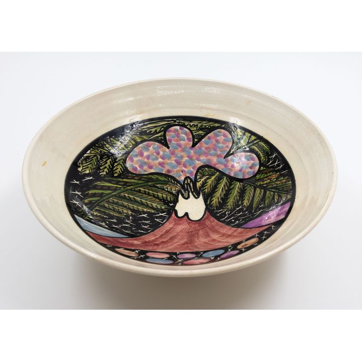 Warren Tippett - Large hand-painted bowl