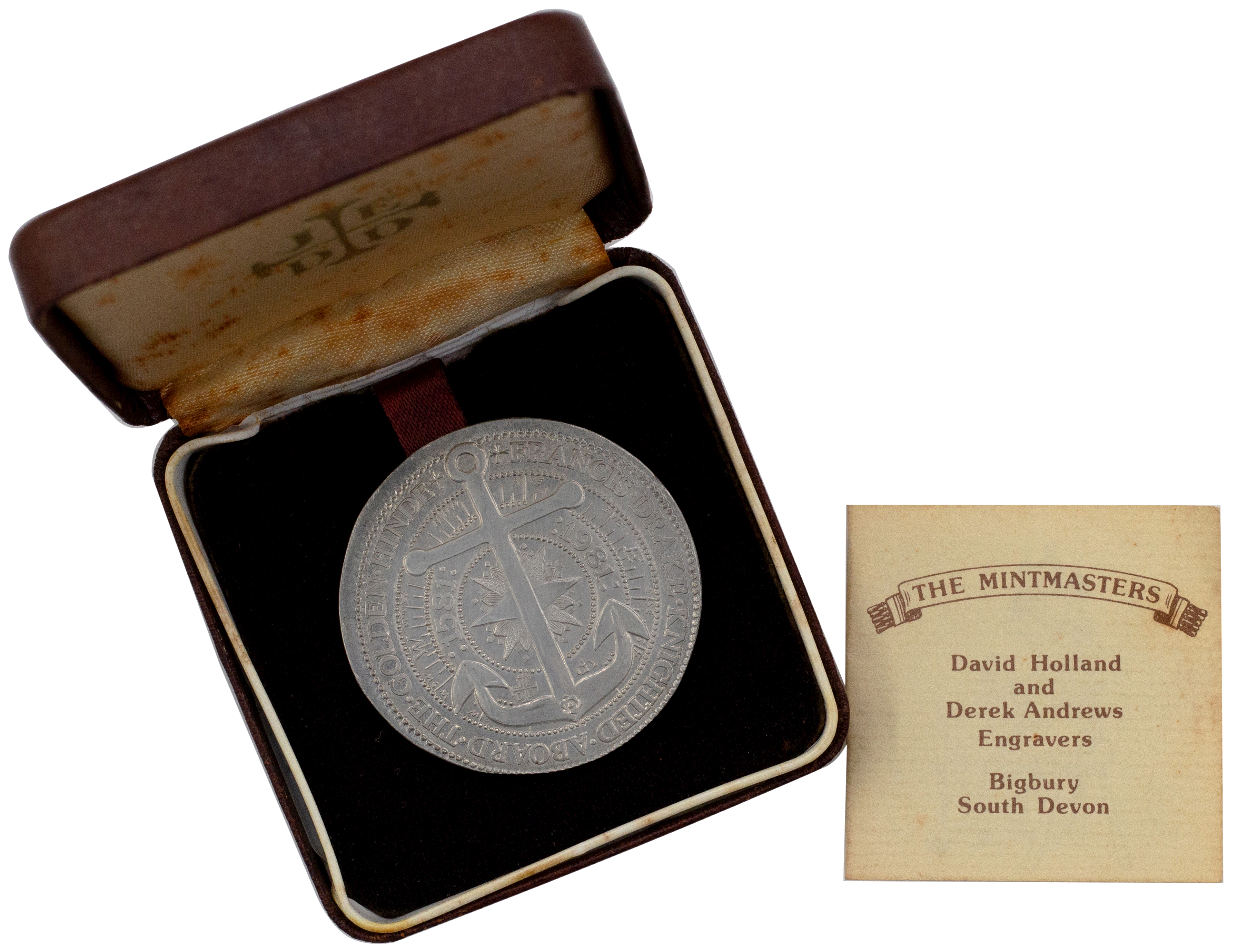 Great Britain, White Metal Medal, 1581/1981, UNC