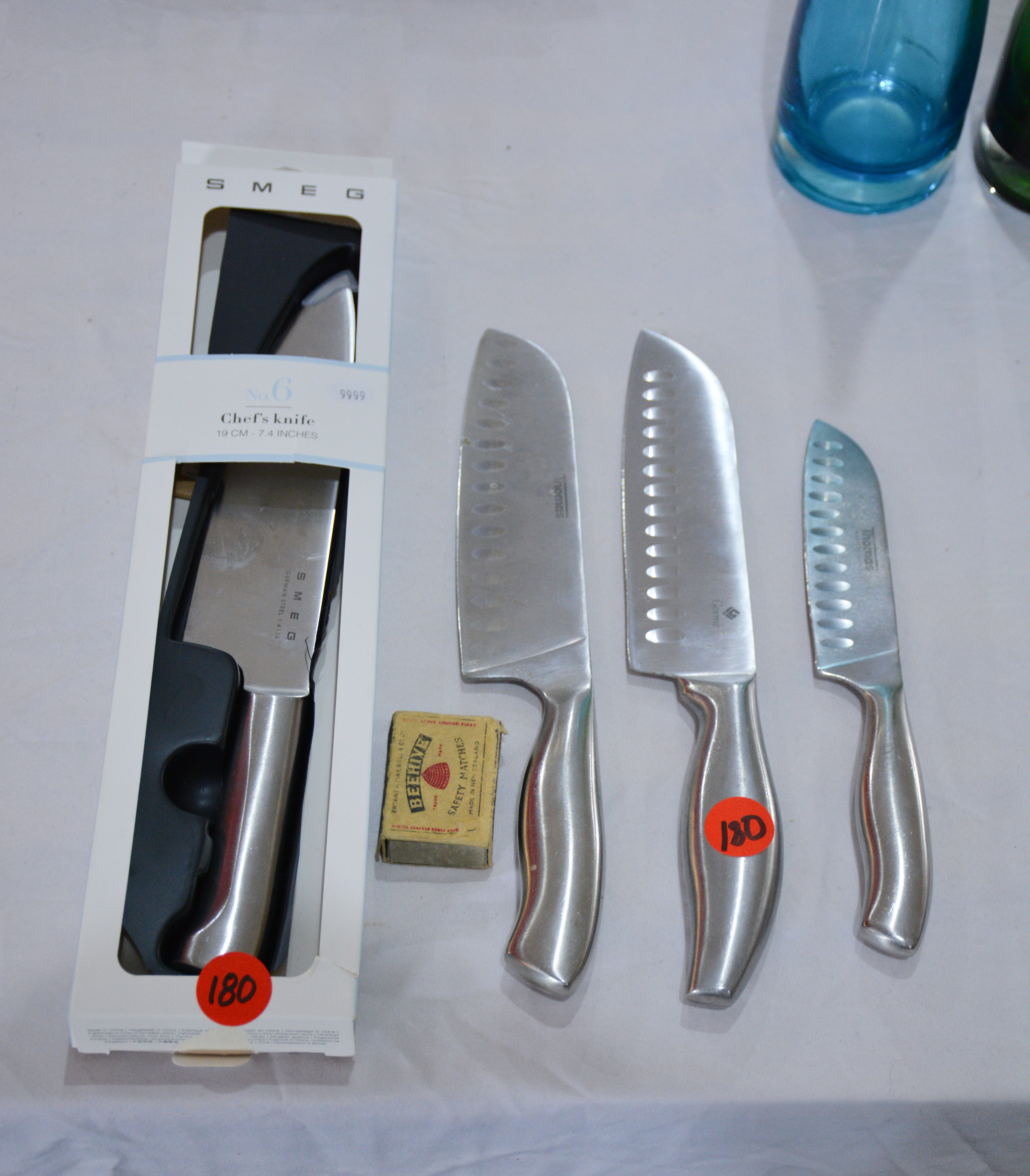 Kitchen Knives x 4 — sold at auction in New Zealand for $50