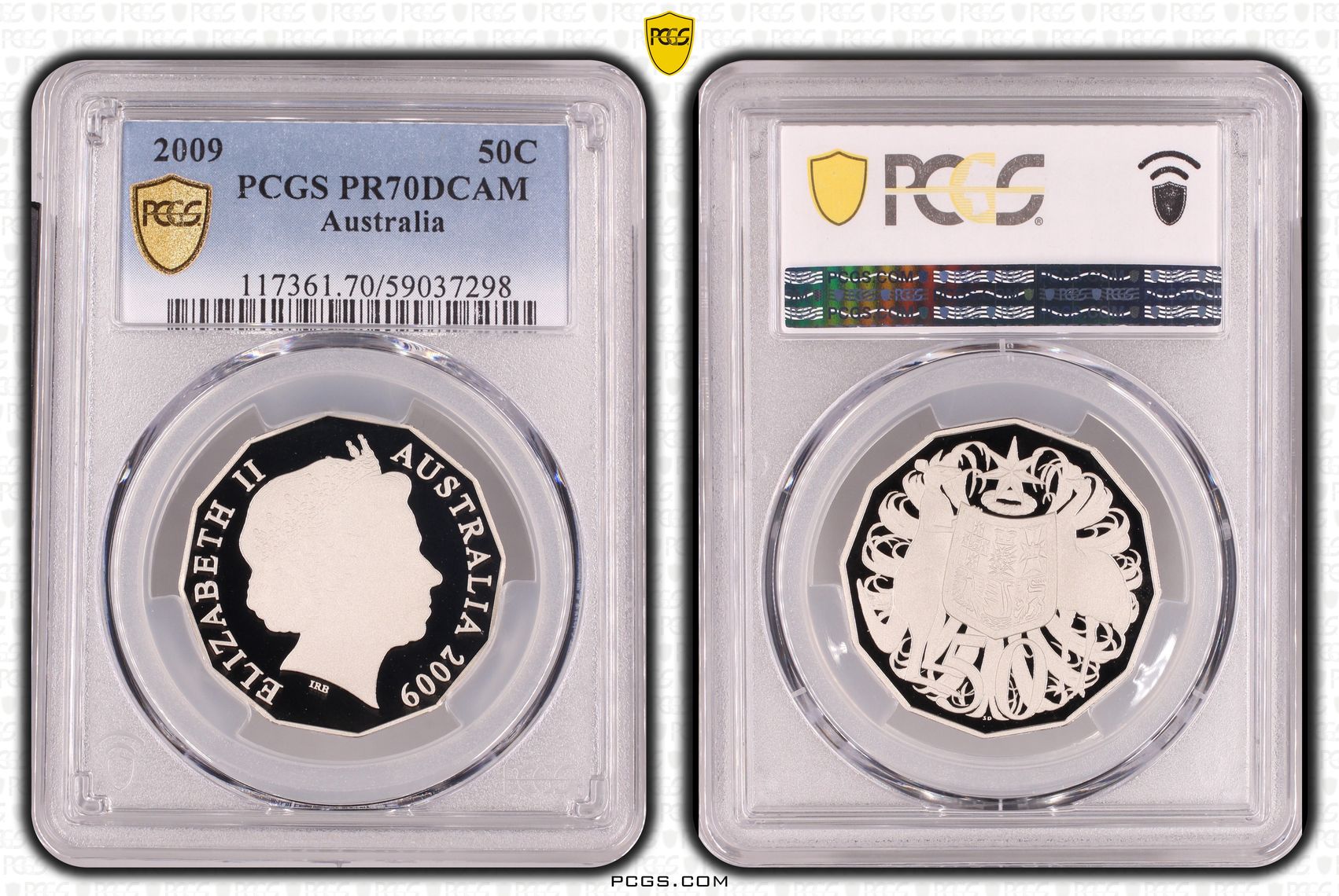 Fifty Cent, 2009, PCGS PR70DCAM