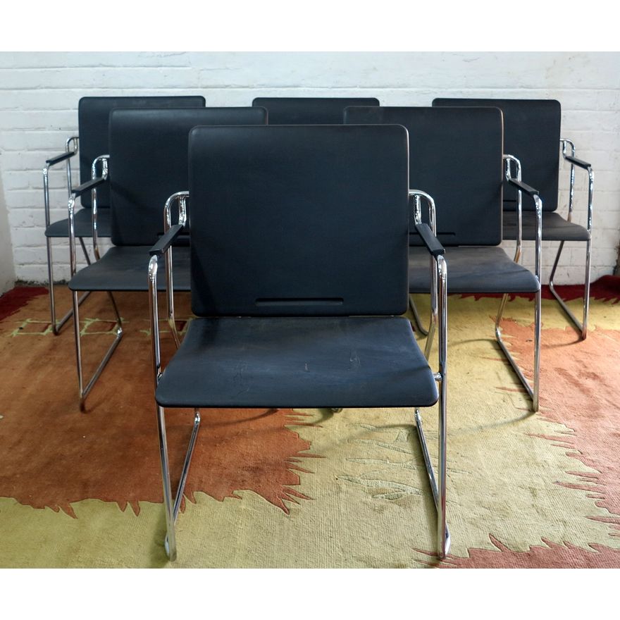 SET OF 6 FOLDING CHAIRS