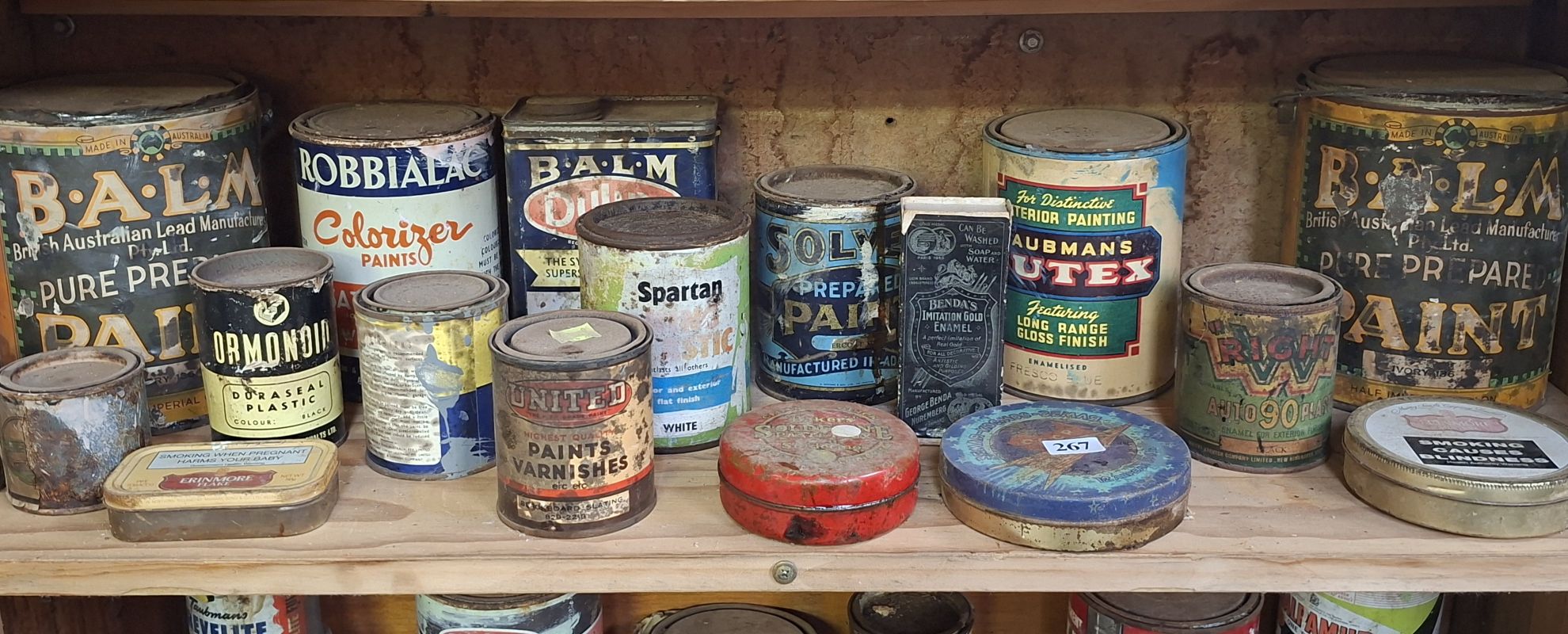 Quantity Of Vintage Tins