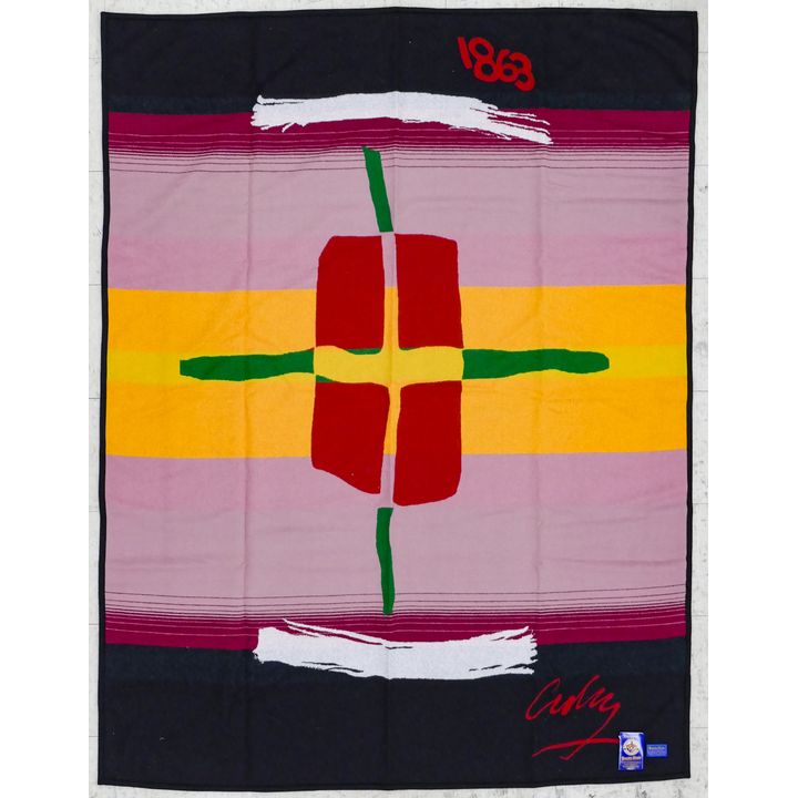 2pc Dale Chihuly Pendleton Basket Blankets