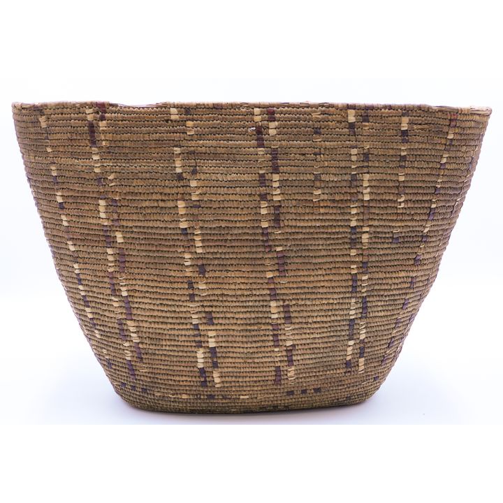 Antique Thompson River Large Indian Hard Basket