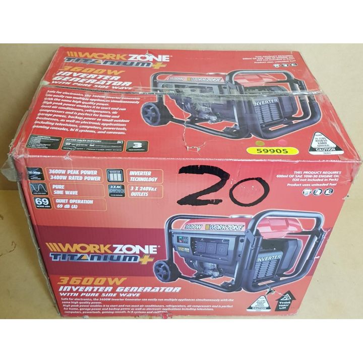 Workzone Inverter Generator