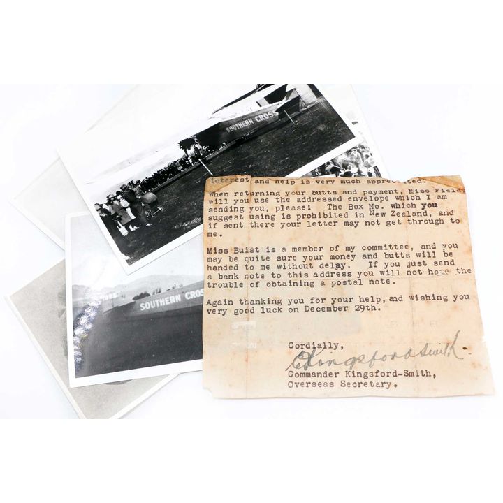 AUTOGRAPH - KINGSFORD SMITH