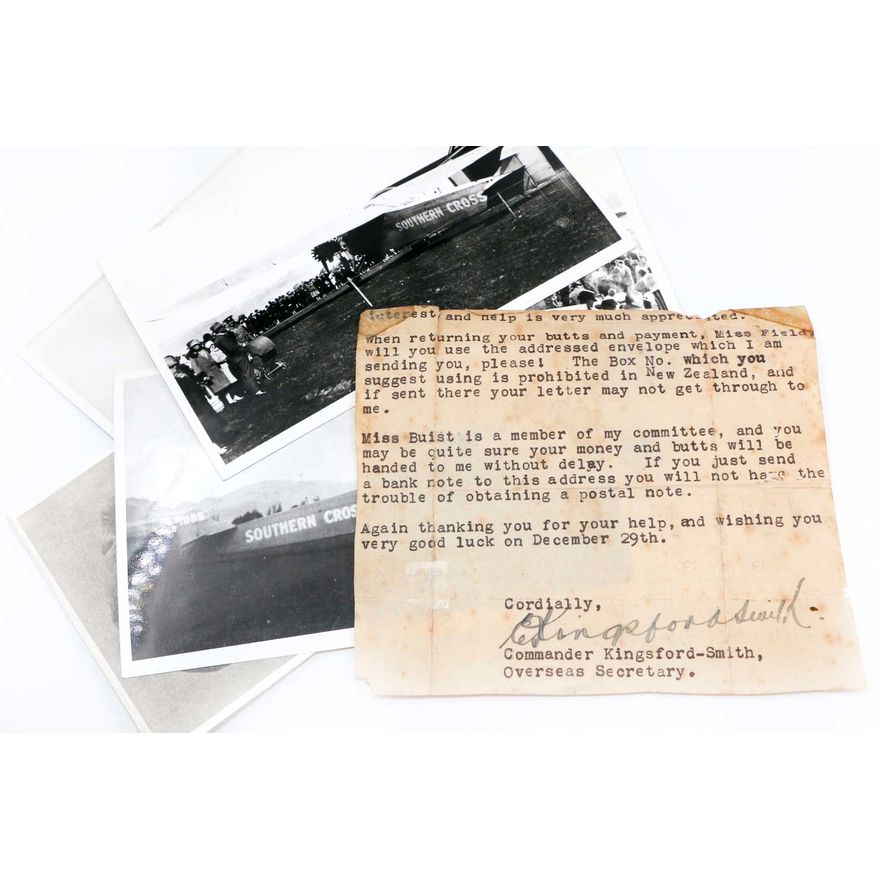 AUTOGRAPH - KINGSFORD SMITH