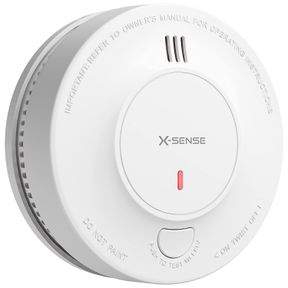 1-PACK X-SENSE SMOKE ALARM, 10-YEAR BATTERY FIRE ALARM SMOKE DETECTOR WITH LED INDICATOR & SILENCE BUTTON, SD2J0AX