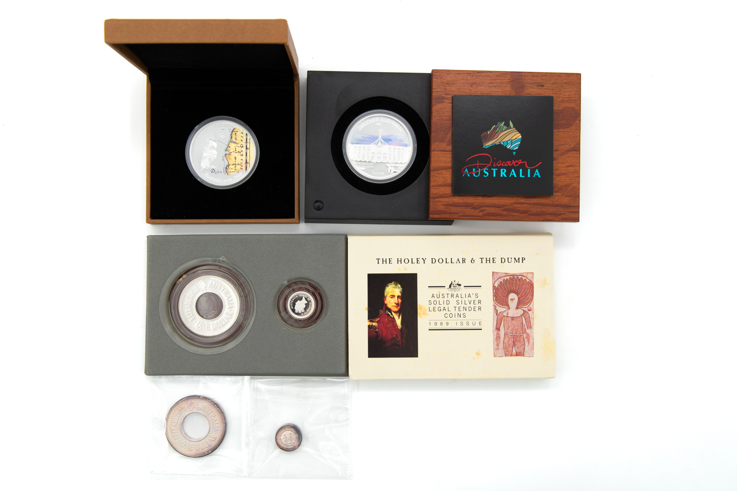 367 · Elizabeth II, 1oz Silver Proof, One Dollar, 1989 - 2006,  FDC